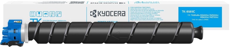 Картридж Kyocera TK-8585C (1T0C2JCNL0) Cyan оригинальный для Kyocera TASKalfa MZ4001ci, голубой, 20000 страниц Картридж Kyocera TK-8585C (1T0C2JCNL0) Cyan оригинальный для Kyocera TASKalfa MZ4001ci, голубой, 20000 страниц
