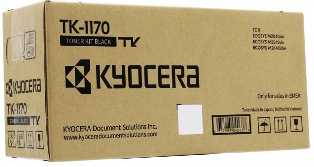 Картридж Kyocera TK-1170 1T02S50NL0 для принтера Kyocera M2040dn, M2540dn, M2640idw черный 7200 копий оригинальный Картридж Kyocera TK-1170 1T02S50NL0 для принтера Kyocera M2040dn, M2540dn, M2640idw черный 7200 копий оригинальный