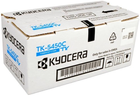 Картридж Kyocera TK-5450C (1T0C0DCNL0) Cyan оригинальный для Kyocera ECOSYS PA2600cx/ PA2600cwx/ MA2600cfx/ MA2600cwfx, голубой, 3200 страниц Картридж Kyocera TK-5450C (1T0C0DCNL0) Cyan оригинальный для Kyocera ECOSYS PA2600cx/ PA2600cwx/ MA2600cfx/ MA2600cwfx, голубой, 3200 страниц