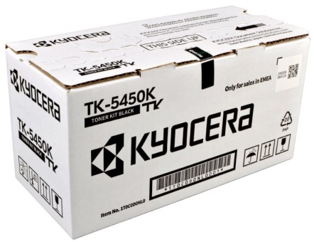 Картридж Kyocera TK-5450K (1T0C0D0NL0) Black оригинальный для Kyocera ECOSYS PA2600cx/ PA2600cwx/ MA2600cfx/ MA2600cwfx, чёрный, 4100 страниц Картридж Kyocera TK-5450K (1T0C0D0NL0) Black оригинальный для Kyocera ECOSYS PA2600cx/ PA2600cwx/ MA2600cfx/ MA2600cwfx, чёрный, 4100 страниц